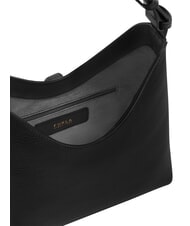 FURLA GOCCIA Schultertasche, Leder Schwarz - Damentaschen - 7