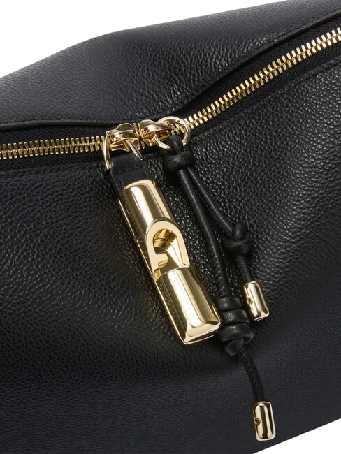 DEBBY Schultertasche, Leder Schwarz - Damentaschen