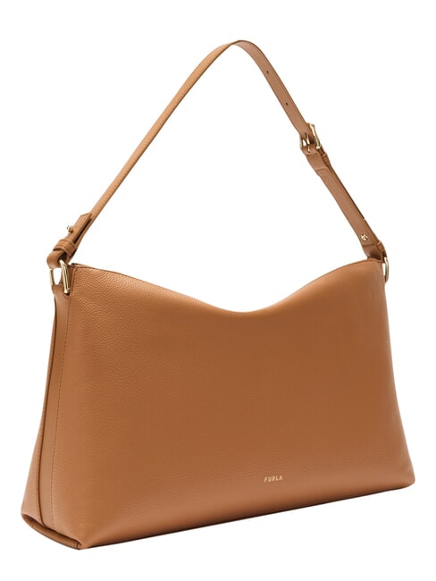 DEBBY Schultertasche, Leder Brandy - Damentaschen