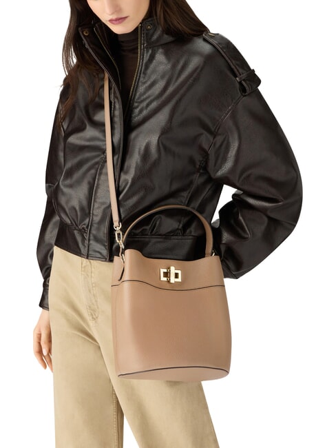 AMELIA Mini-Handtasche mit Schulterriemen Toffee - Damentaschen