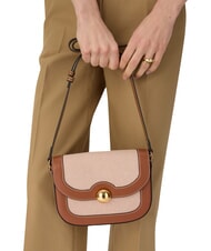 FURLA MOONLIGHT Mini-Schultertasche aus Leder Cognac-T&ouml;ne - Damentaschen - 2