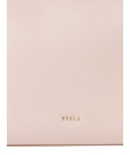 FURLA TONIE Kleine Ledertasche mit Schulterriemen Altrosa - Damentaschen - 4