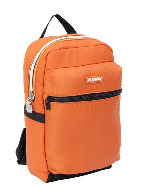 LAON Kleiner Nylonrucksack orange-br&auml;unlich - Rucks&auml;cke f&uuml;r Schule &amp; Freizeit