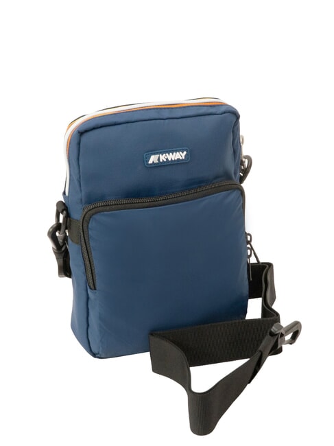 ERLOY Nylontasche mit Tasche blaue Insignien - Umh&auml;ngetaschen Herren