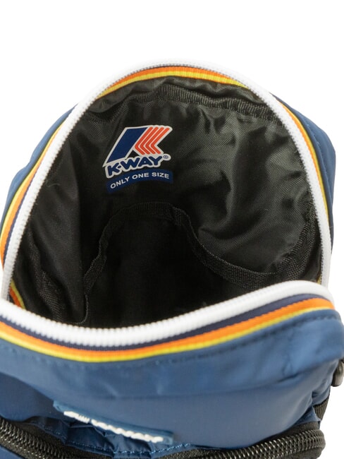 ERLOY Nylontasche mit Tasche blaue Insignien - Umh&auml;ngetaschen Herren