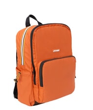 KWAY GIZY Nylonrucksack f&uuml;r 15-Zoll-Laptop orange-br&auml;unlich - PC-Rucks&auml;cke - 4