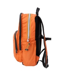 KWAY GIZY Nylonrucksack f&uuml;r 15-Zoll-Laptop orange-br&auml;unlich - PC-Rucks&auml;cke - 5