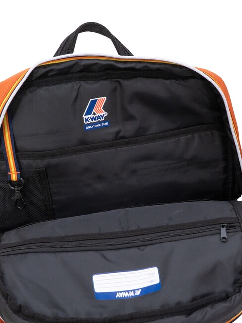 GIZY Nylonrucksack f&uuml;r 15-Zoll-Laptop orange-br&auml;unlich - PC-Rucks&auml;cke