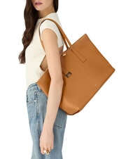 FURLA OLIVIA Einkaufstasche aus Leder Tabak - Damentaschen - 2