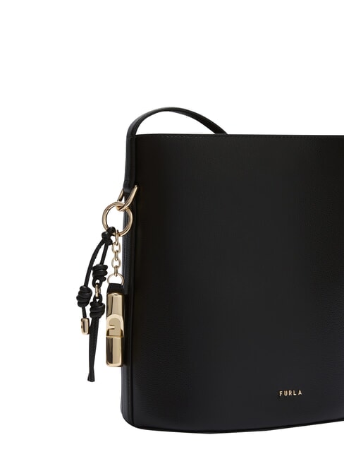 ROXIE Schultertasche, Leder Schwarz - Damentaschen