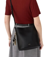 FURLA ROXIE Schultertasche, Leder Schwarz - Damentaschen - 5