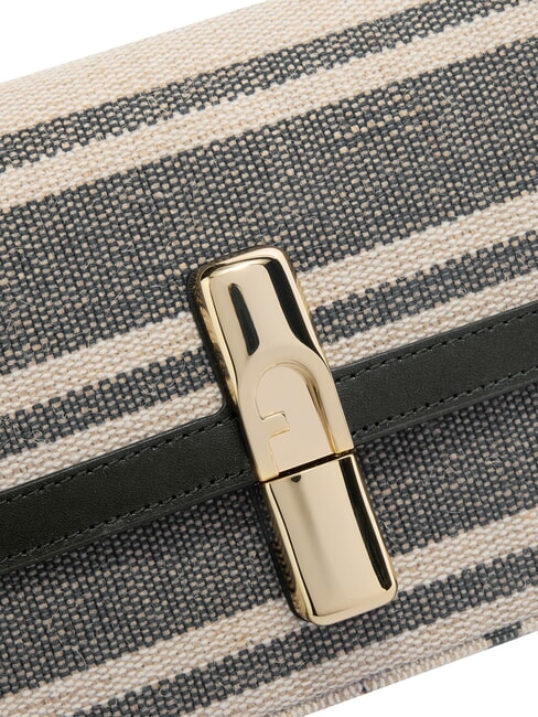 IRIDE Schultertasche, Leder Indigot&ouml;ne - Damentaschen