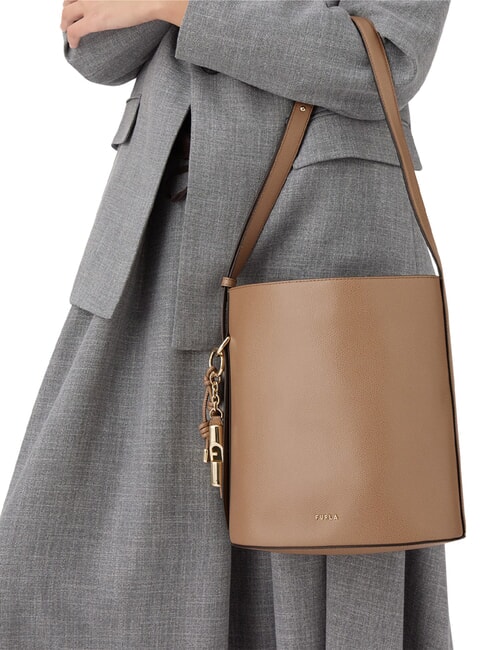 ROXIE Schultertasche, Leder Toffee - Damentaschen