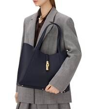 FURLA GOCCIA Umh&auml;ngetasche, Leder Tintenblau - Damentaschen - 5