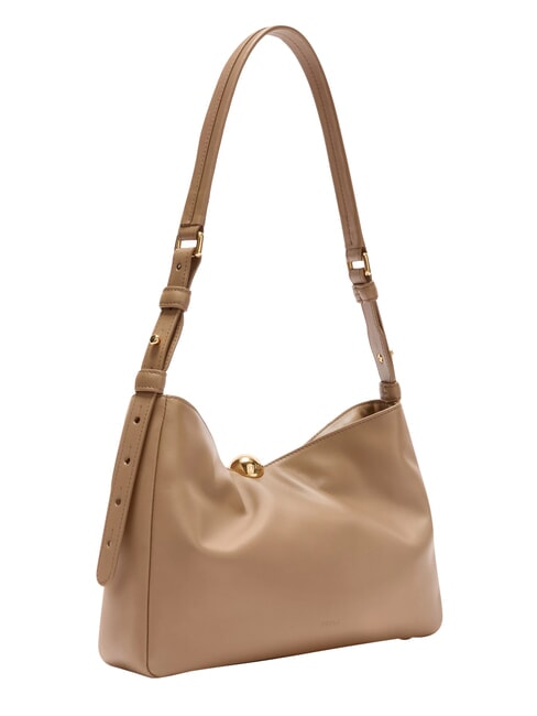 SFERA SOFT  Umh&auml;ngetasche aus Leder Toffee - Damentaschen