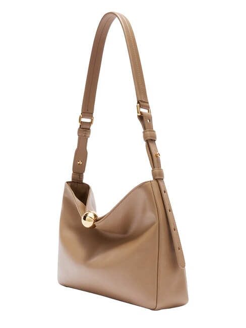 SFERA SOFT  Umh&auml;ngetasche aus Leder Toffee - Damentaschen