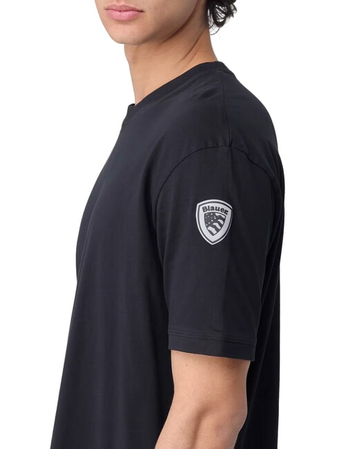 HANSON Kurz&auml;rmeliges Baumwoll-T-Shirt Schwarz - Herren-T-Shirts