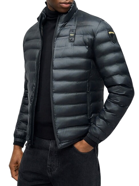 SEWALL Kurze, wattierte Daunenjacke mit hohem Kragen schwarz/grau 995 - Daunenjacken f&uuml;r Herren
