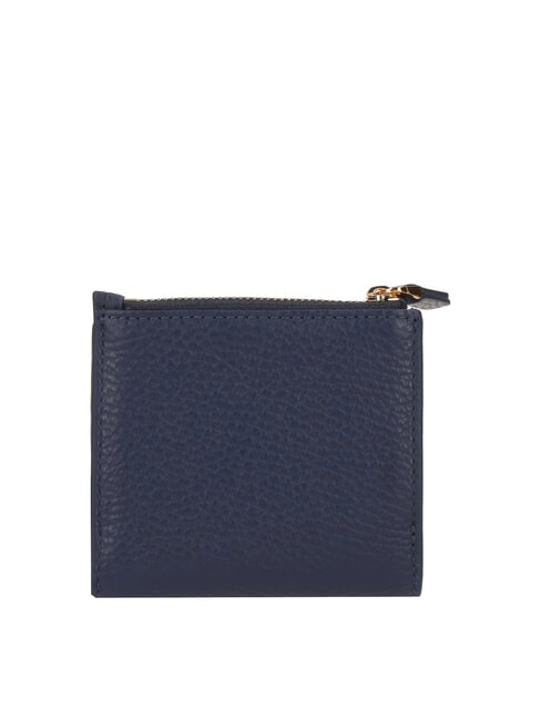 DEW Kompakte Geldb&ouml;rse aus geh&auml;mmertem Leder k&ouml;nigsblau - Brieftaschen Damen