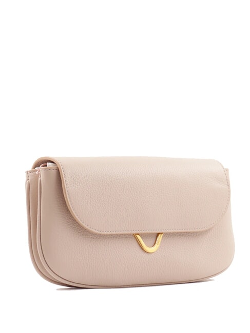 DEW Kleine Tasche aus geh&auml;mmertem Leder Rosetten - Damentaschen