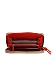 COCCINELLE MYRTHA MAXI LOG Gro&szlig;e Lederbrieftasche mit Rundum-Rei&szlig;verschluss - Damentaschen