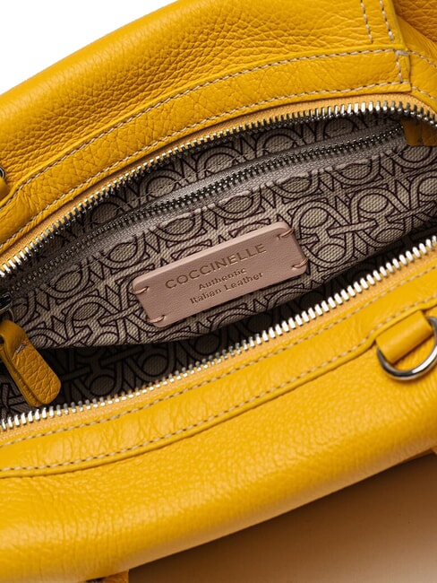 LORD Mittelgro&szlig;e Lederhandtasche sonnig - Damentaschen