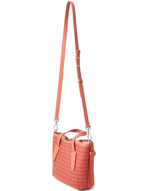 NEVER WITHOUT BAG COATED MONOGRAM Handtasche mit Schulterriemen Merlot - Damentaschen