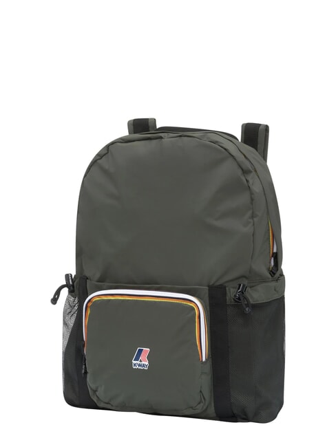 LE VRAI 4.0 MICHEL Faltbarer Rucksack gr&uuml;n schw&auml;rzlich - Rucks&auml;cke f&uuml;r Schule &amp; Freizeit