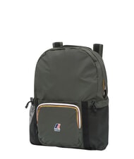 KWAY LE VRAI 4.0 MICHEL Faltbarer Rucksack gr&uuml;n schw&auml;rzlich - Rucks&auml;cke f&uuml;r Schule &amp; Freizeit - 3