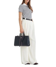 TOMMY HILFIGER TH DAILY Handtasche mit Schulterriemen Raum blau - Damentaschen - 2