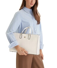 TOMMY HILFIGER TH DAILY Handtasche mit abnehmbarem Schulterriemen Musselin - Damentaschen - 2