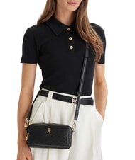 TOMMY HILFIGER TH DAILY Mini-Schultertasche / Umh&auml;ngetasche Schwarz - Damentaschen - 2