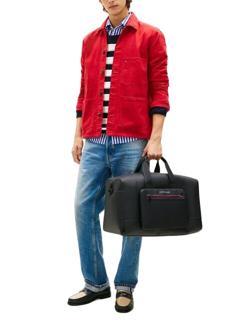 TH FOUNDATION Reisetasche mit Schultergurt Schwarz - Reisetaschen