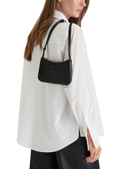 BOLD MONOGRAM Mini-Schultertasche auf Schwarz - Damentaschen