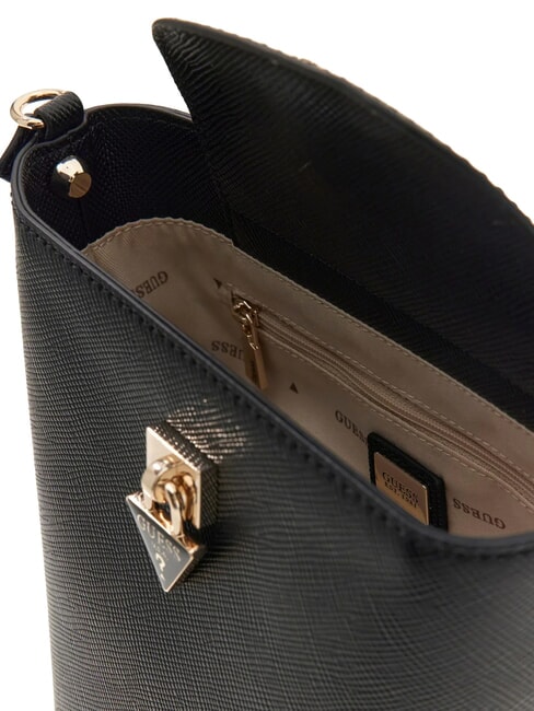 PATSIE Schultertasche, Beuteltasche SCHWARZ - Damentaschen