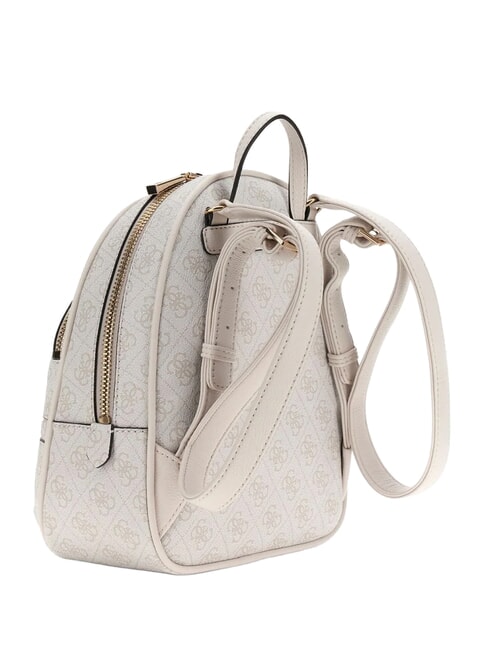 MANHATTAN 2 Kleiner Rucksack mit 4G-Pfingstrosen-Logo Knochenlogo - Damentaschen