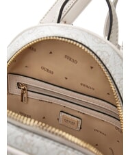 GUESS MANHATTAN 2 Kleiner Rucksack mit 4G-Pfingstrosen-Logo Knochenlogo - Damentaschen - 3