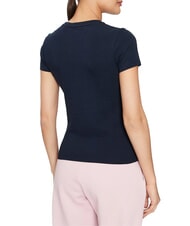 GUESS JEANS SLIM LOGO Slim-Fit-Stretch-T-Shirt - T-Shirts und Tops f&uuml;r Damen