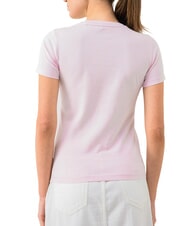 GUESS JEANS SS CN SLIM Kurzarm-T-Shirt Sommerflieder - T-Shirts und Tops f&uuml;r Damen - 2