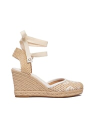 GUESS CHEYIN Espadrille-Sandalen mit 10 cm Absatz wei&szlig; nat&uuml;rlich - Damenschuhe - 2