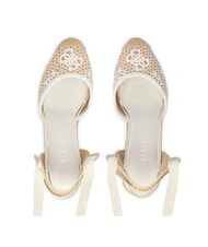GUESS CHEYIN Espadrille-Sandalen mit 10 cm Absatz wei&szlig; nat&uuml;rlich - Damenschuhe - 4