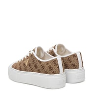 GUESS JOEZI4 Turnschuhe Beige / Braun - Damenschuhe - 3