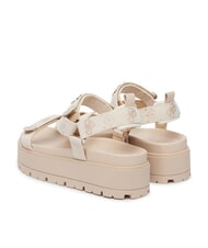 GUESS FETTA Keilsandalen CREME - Damenschuhe - 3