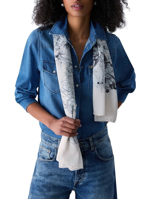 FLOWER Schal SCHWARZ - Schals