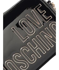 LOVE MOSCHINO ENAMELED Schultertasche, gl&auml;nzend Schwarz - Damentaschen - 5