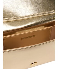 LOVE MOSCHINO SMART DAILY Clutch mit Kette Platin - Damentaschen - 6