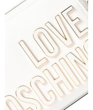 LOVE MOSCHINO ENAMELED Schultertasche, gl&auml;nzend Wei&szlig; - Damentaschen - 5