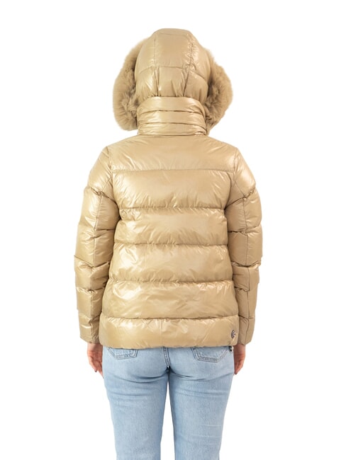 ORIGINALS FRIENDLY Daunenjacke mit Kapuze Kamelbrauner Stahl - Daunenjacken f&uuml;r Damen
