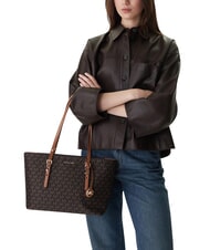 MICHAEL KORS QUINN Schultertasche aus Leder Brn/Eichel - Damentaschen - 2