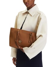 MICHAEL KORS QUINN Mittelgro&szlig;e Einkaufstasche aus Leder - Damentaschen